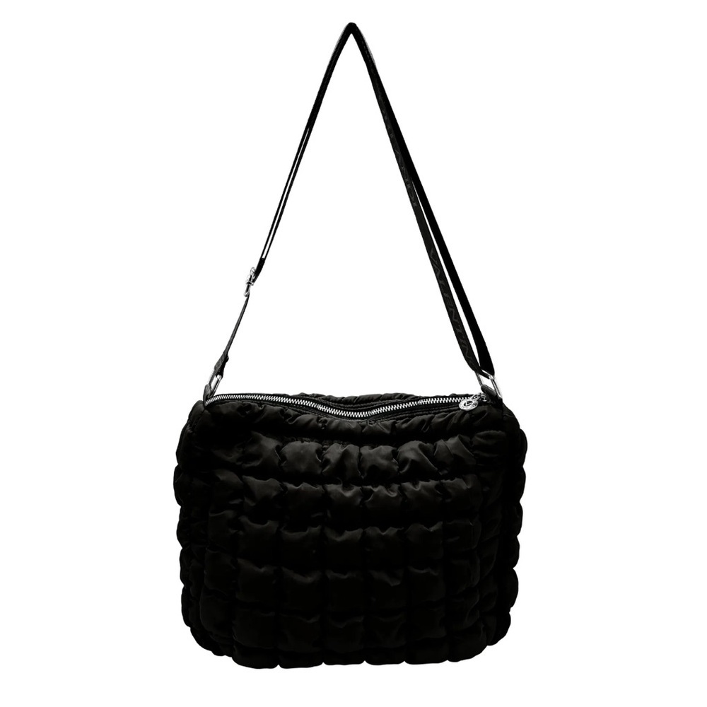 Valentino Orlandi Medium Black Quilted Shoulder Bag - Picture 4 of 10